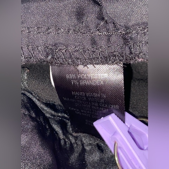 Women’s Belle Vere black cropped stretchy loose‎ fit trousers pants size 12 - Picture 5 of 11